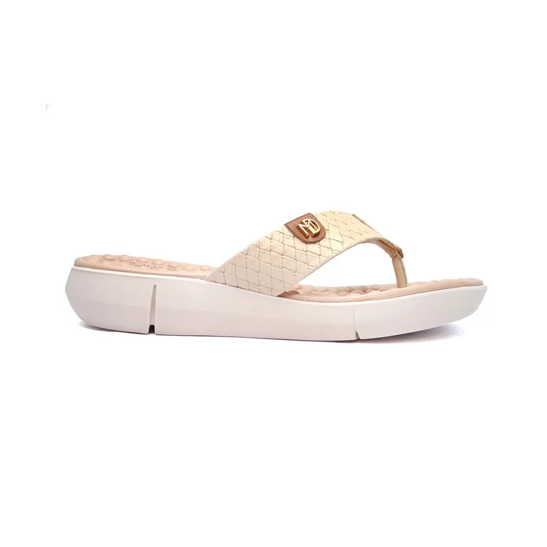 Tamanco Modare Dedo Conforto 7142.106 Creme/Camel Tamanco Modare Dedo Conforto 7142.106 Creme/Camel