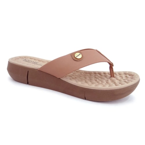 Tamanco Modare Dedo Conforto 7142.106 Nude/Camel