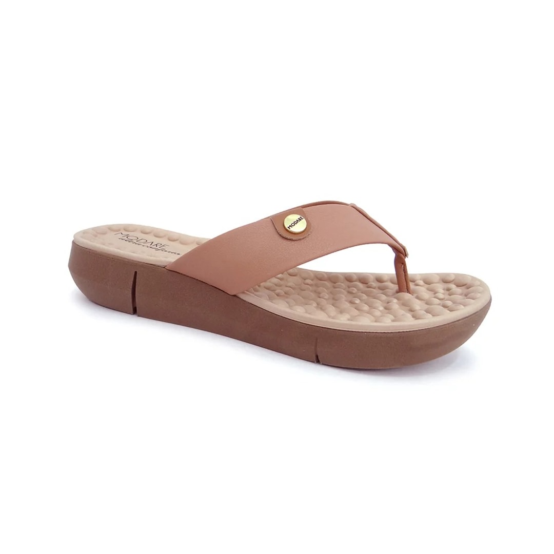 Tamanco Modare Dedo Conforto 7142.106 Nude/Camel