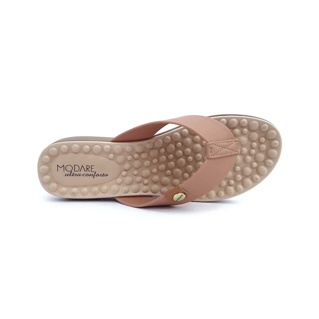 Tamanco Modare Dedo Conforto 7142.106 Nude/Camel