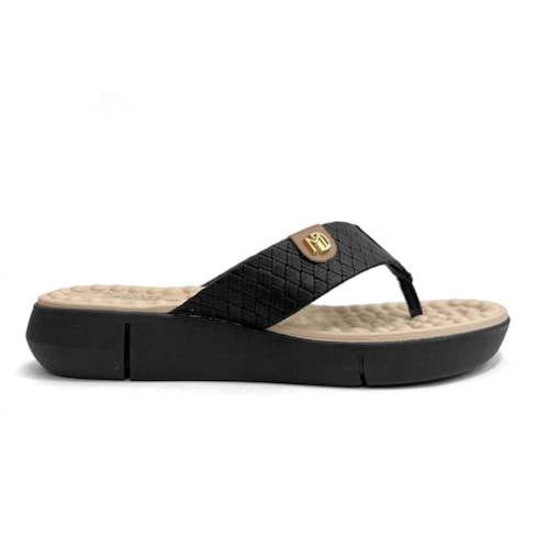 Detalhe - Tamanco Modare Dedo Conforto 7142.106 Preto