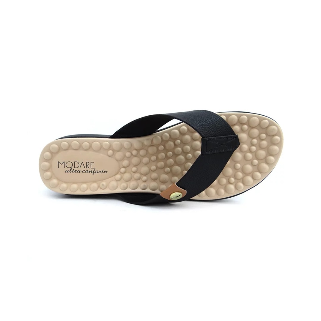 Tamanco Modare Dedo Conforto 7142.106 Preto/Camel Tamanco Modare Dedo Conforto 7142.106 Preto/Camel