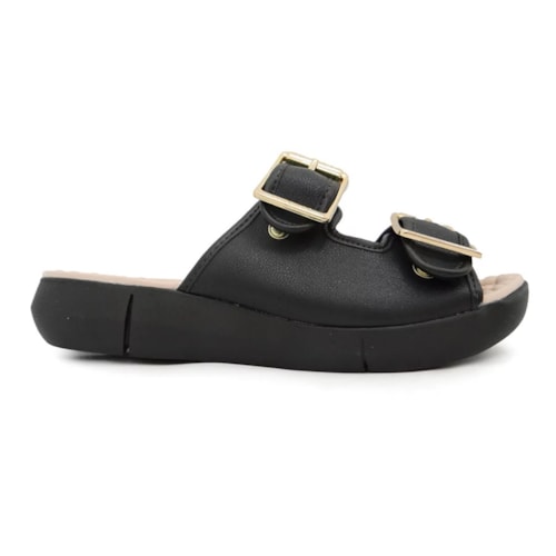 Detalhe - Tamanco Modare Slide Conforto 7142.113 Preto