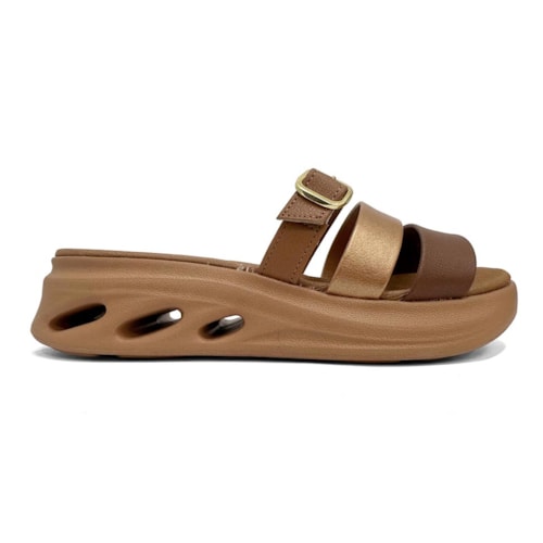 Detalhe - Tamanco Modare Ultraconforto 7215.100 Camel