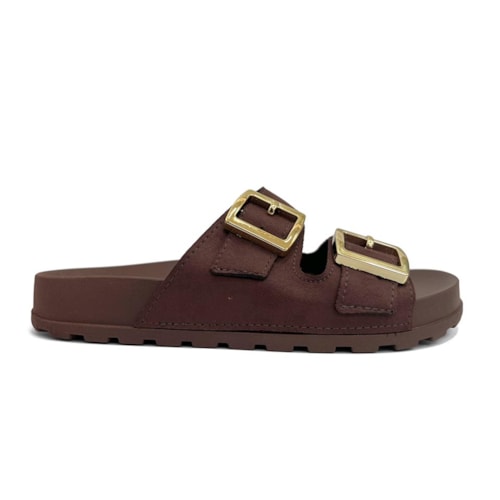 Detalhe - Tamanco Moleca Birken 5436.401 Chocolate