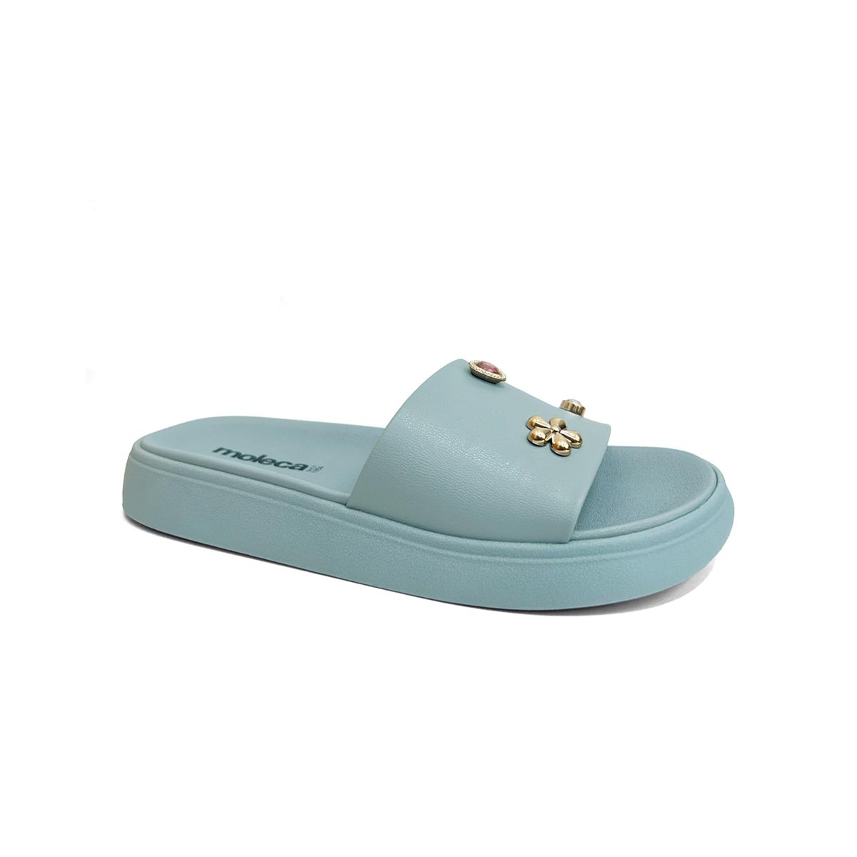 Tamanco Moleca Birken 5469.155 Azul Sky Tamanco Moleca Birken 5469.155 Azul Sky