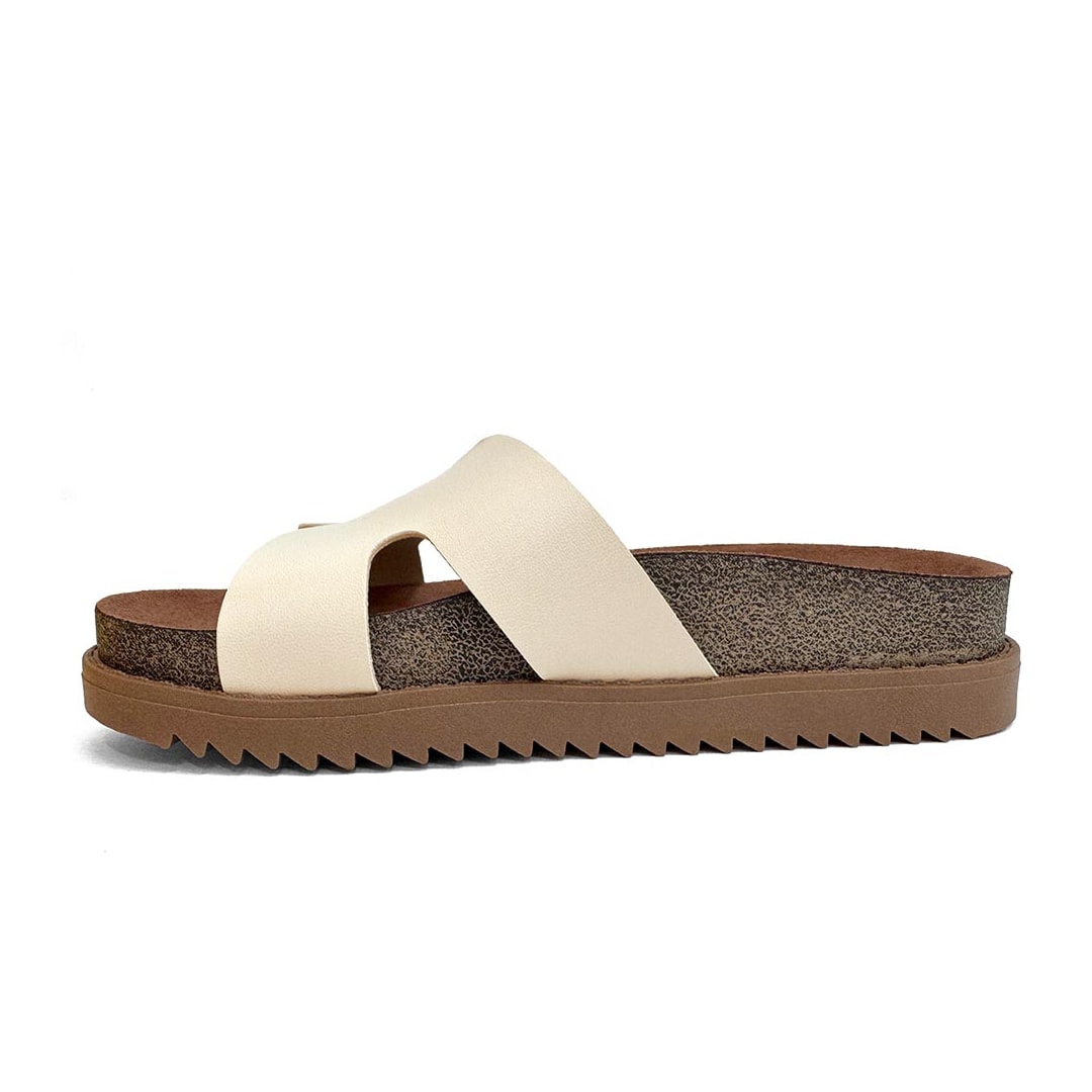 Tamanco Moleca Birken 5500.100 Branco Off