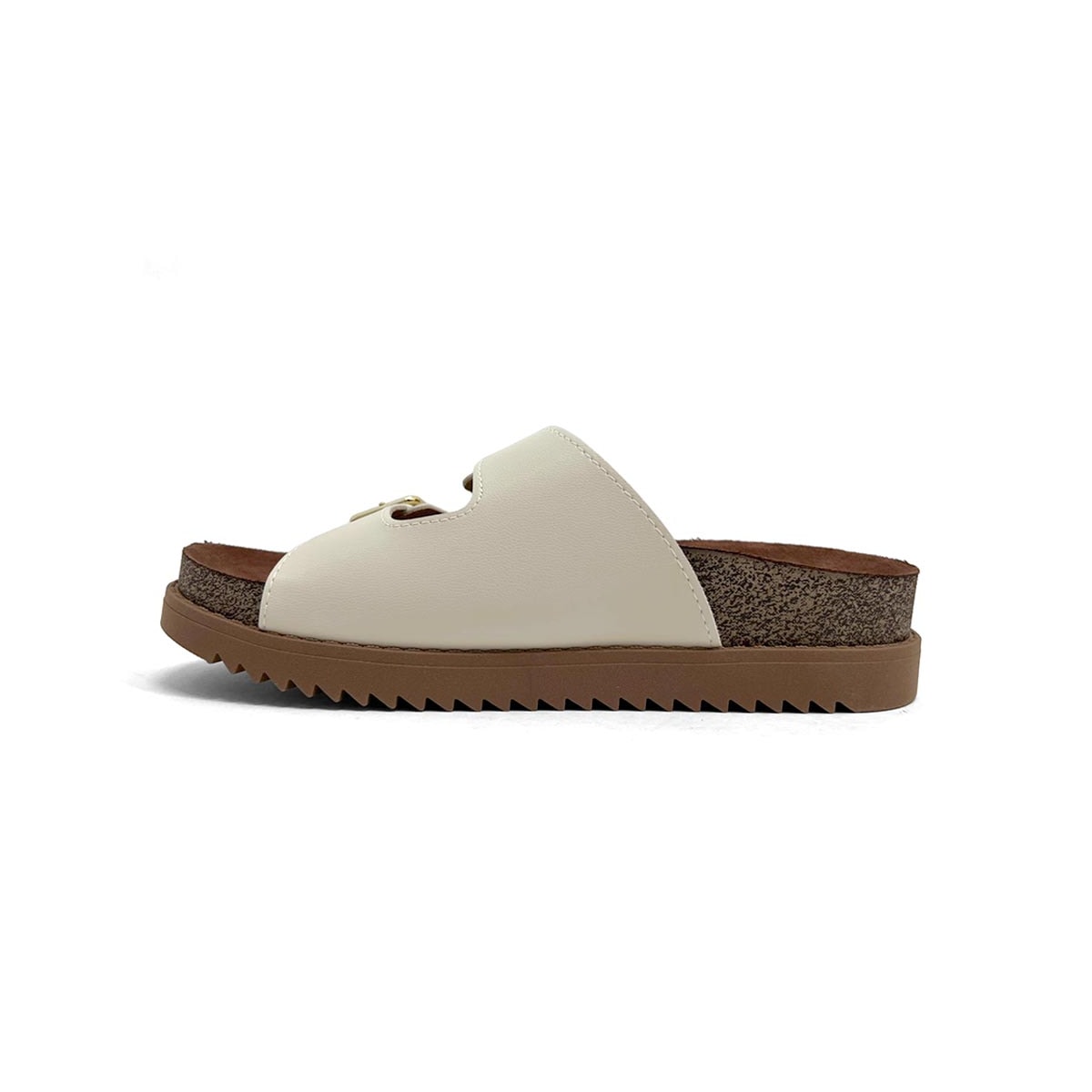 Tamanco Moleca Birken Flatform 5500.105 Branco Off