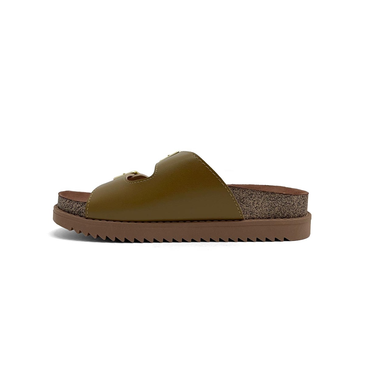 Tamanco Moleca Birken Flatform 5500.105 Olive Tamanco Moleca Birken Flatform 5500.105 Olive