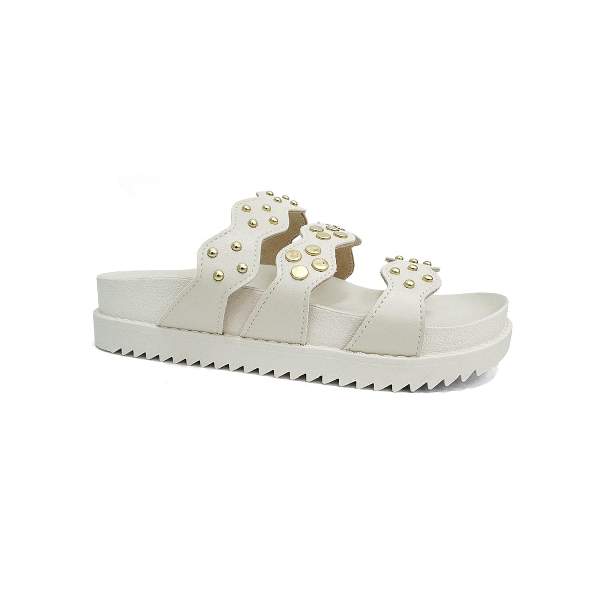 Tamanco Moleca Birken Flatform 5500.108 Branco Tamanco Moleca Birken Flatform 5500.108 Branco