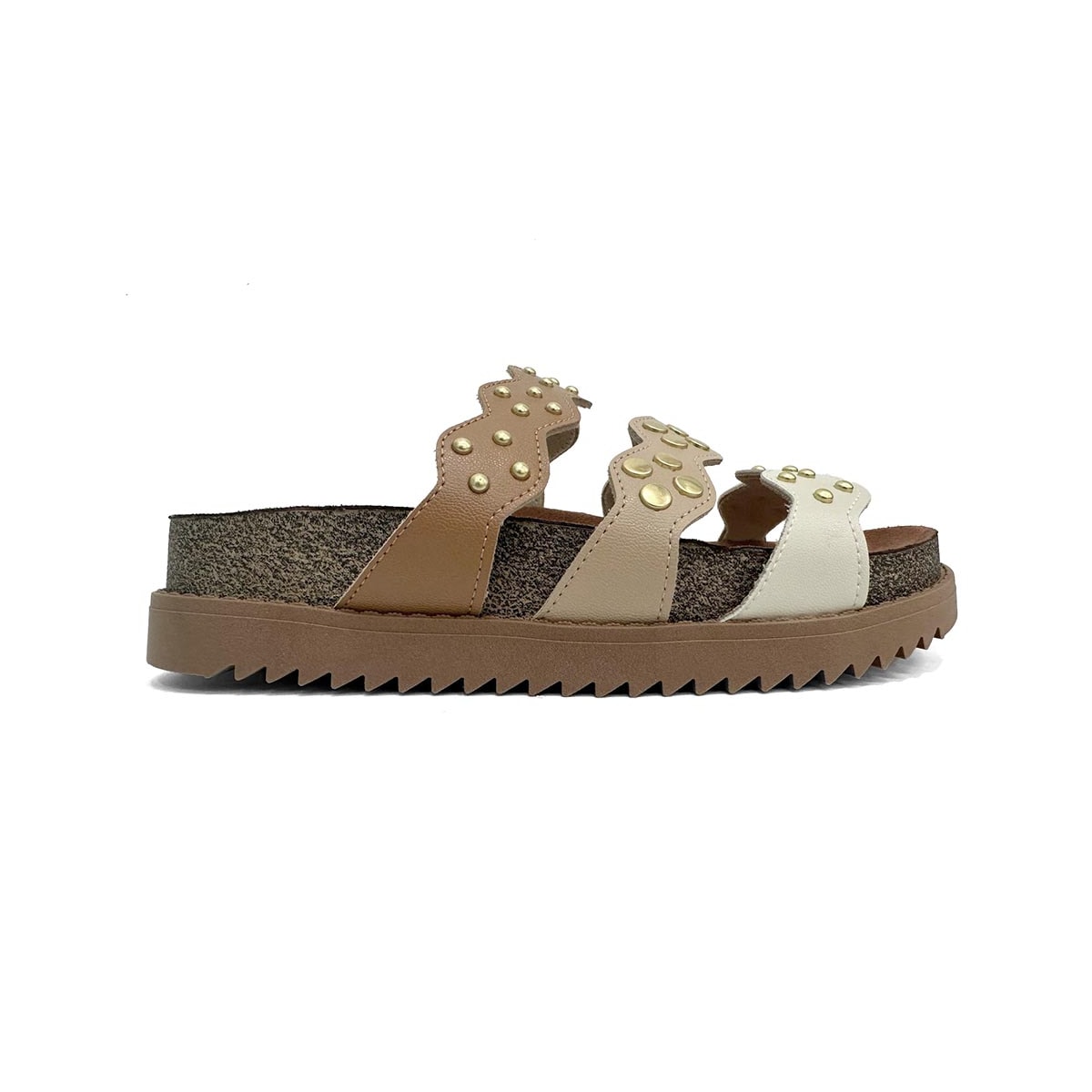 Tamanco Moleca Birken Flatform 5500.108 Camel Tamanco Moleca Birken Flatform 5500.108 Camel