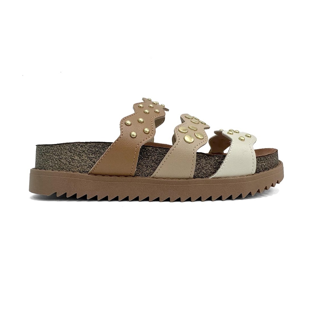Tamanco Moleca Birken Flatform 5500.108 Camel Tamanco Moleca Birken Flatform 5500.108 Camel