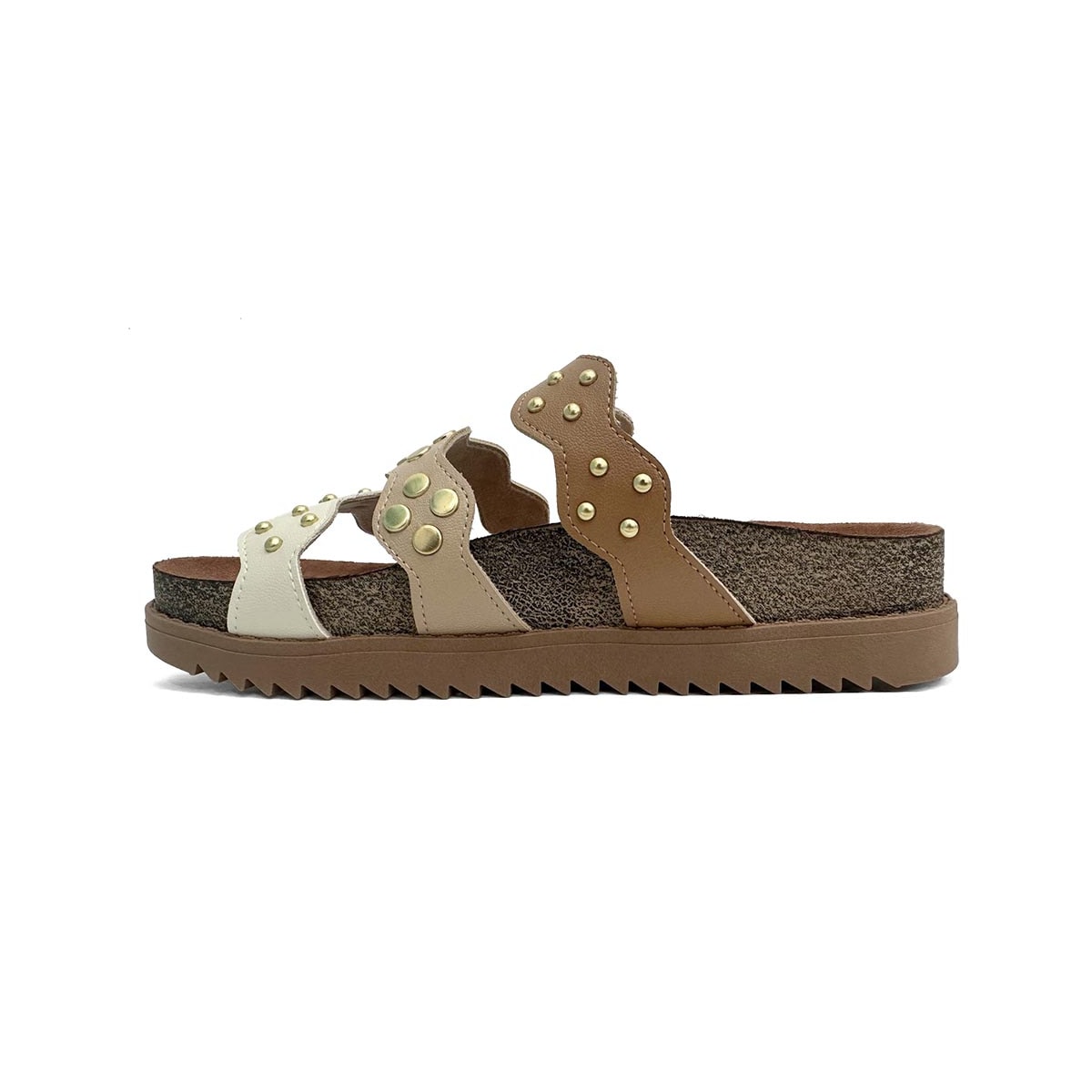 Tamanco Moleca Birken Flatform 5500.108 Camel Tamanco Moleca Birken Flatform 5500.108 Camel