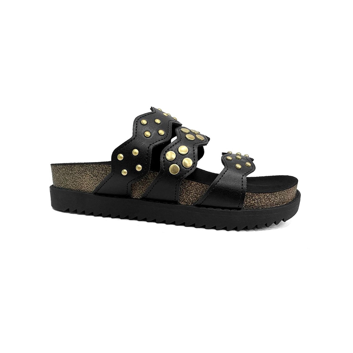 Tamanco Moleca Birken Flatform 5500.108 Preto Tamanco Moleca Birken Flatform 5500.108 Preto