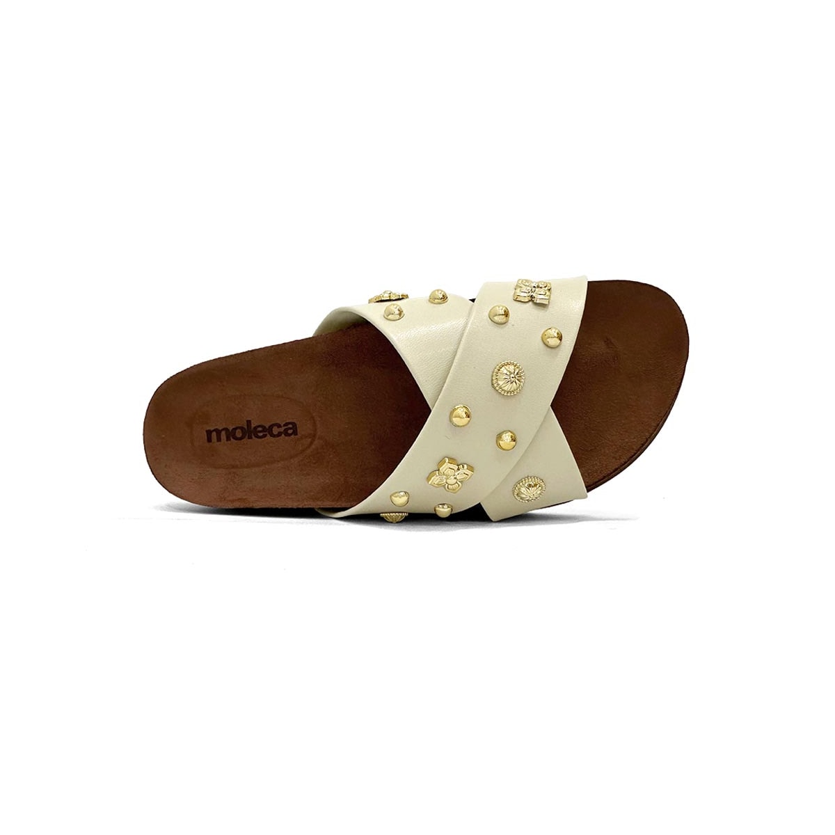 Tamanco Moleca Birken Flatform 5500.112 Branco Off Tamanco Moleca Birken Flatform 5500.112 Branco Off