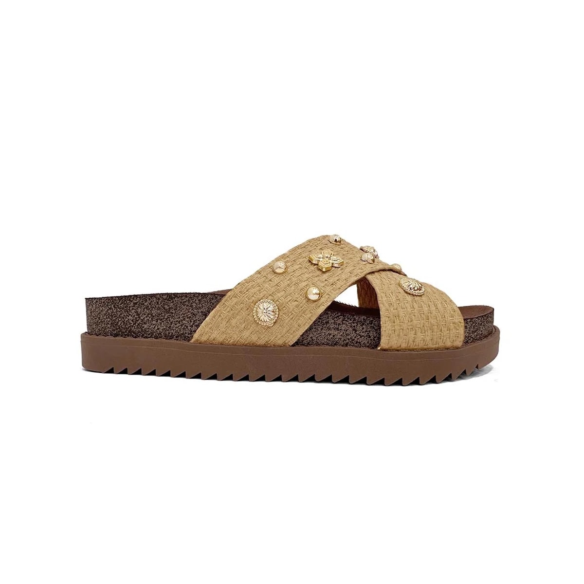 Tamanco Moleca Birken Flatform 5500.112 Natural Tamanco Moleca Birken Flatform 5500.112 Natural