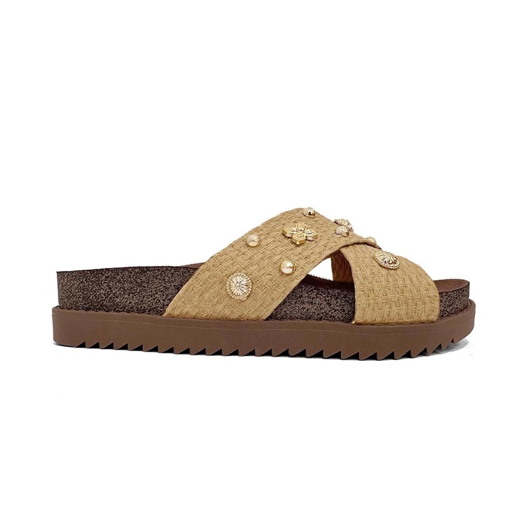 Tamanco Moleca Birken Flatform 5500.112 Natural Tamanco Moleca Birken Flatform 5500.112 Natural