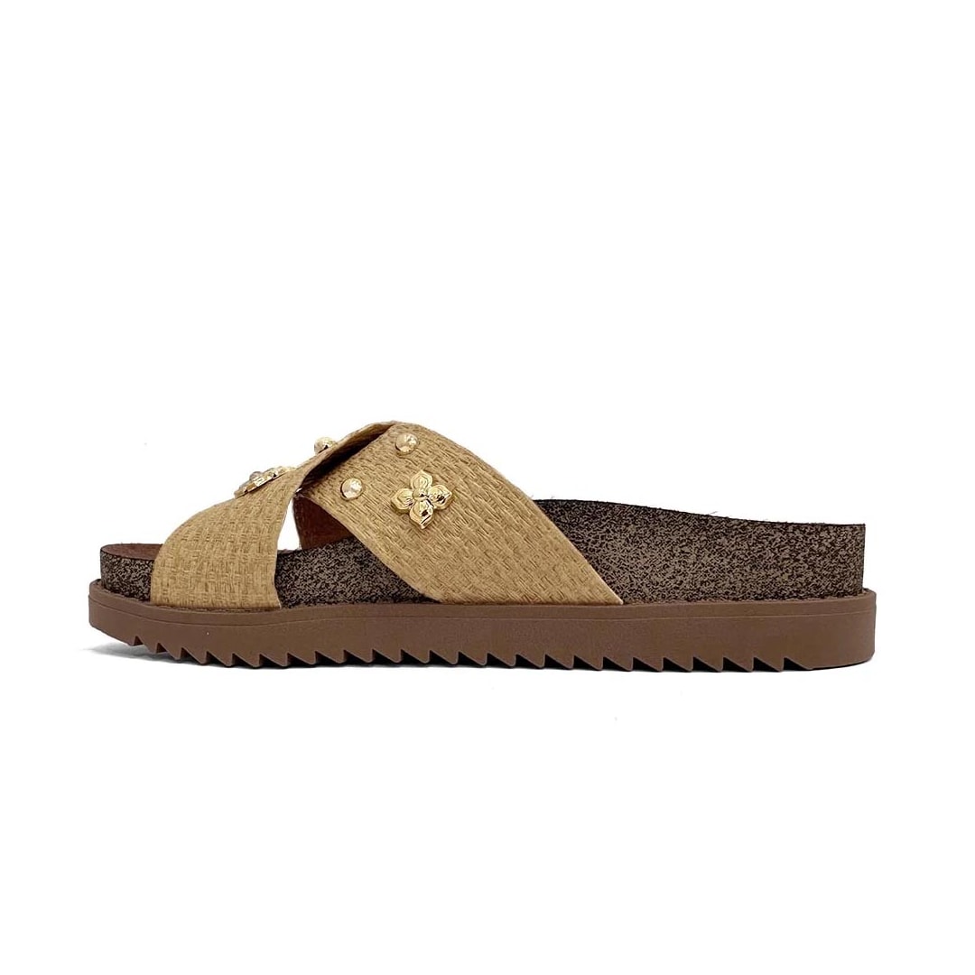 Tamanco Moleca Birken Flatform 5500.112 Natural Tamanco Moleca Birken Flatform 5500.112 Natural
