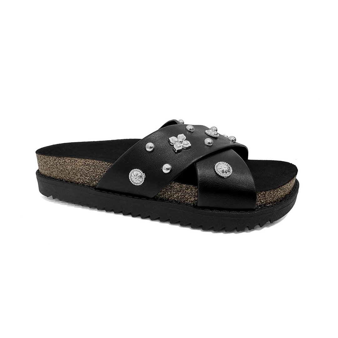 Tamanco Moleca Birken Flatform 5500.112 Preto Tamanco Moleca Birken Flatform 5500.112 Preto