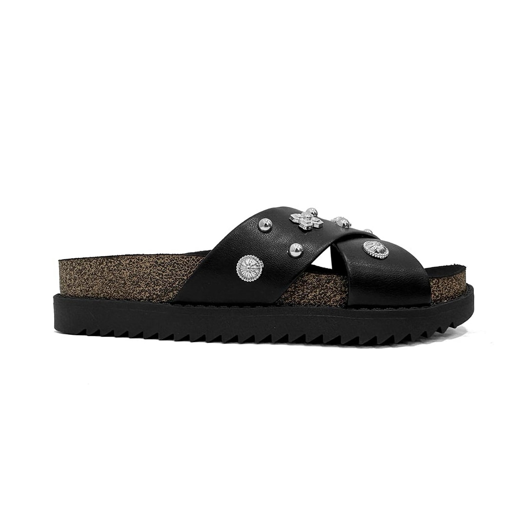 Tamanco Moleca Birken Flatform 5500.112 Preto Tamanco Moleca Birken Flatform 5500.112 Preto