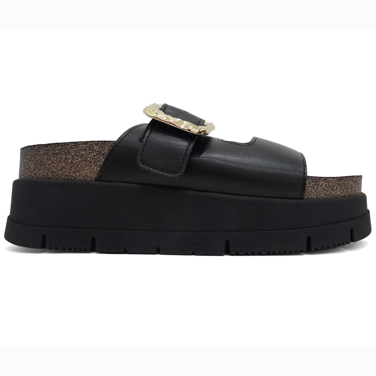 Tamanco Moleca Birken Flatform 5513.103 Preto Tamanco Moleca Birken Flatform 5513.103 Preto