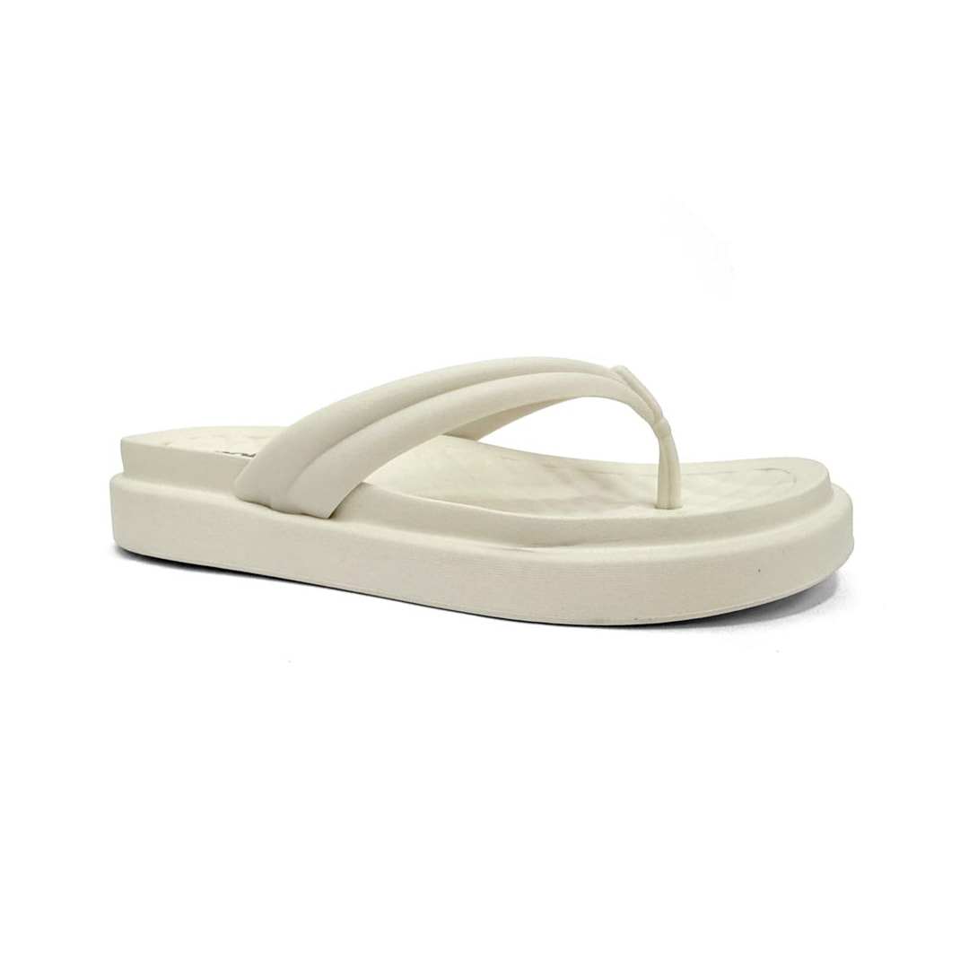 Tamanco Moleca De Dedo Conforto 5554.100 Branco Off