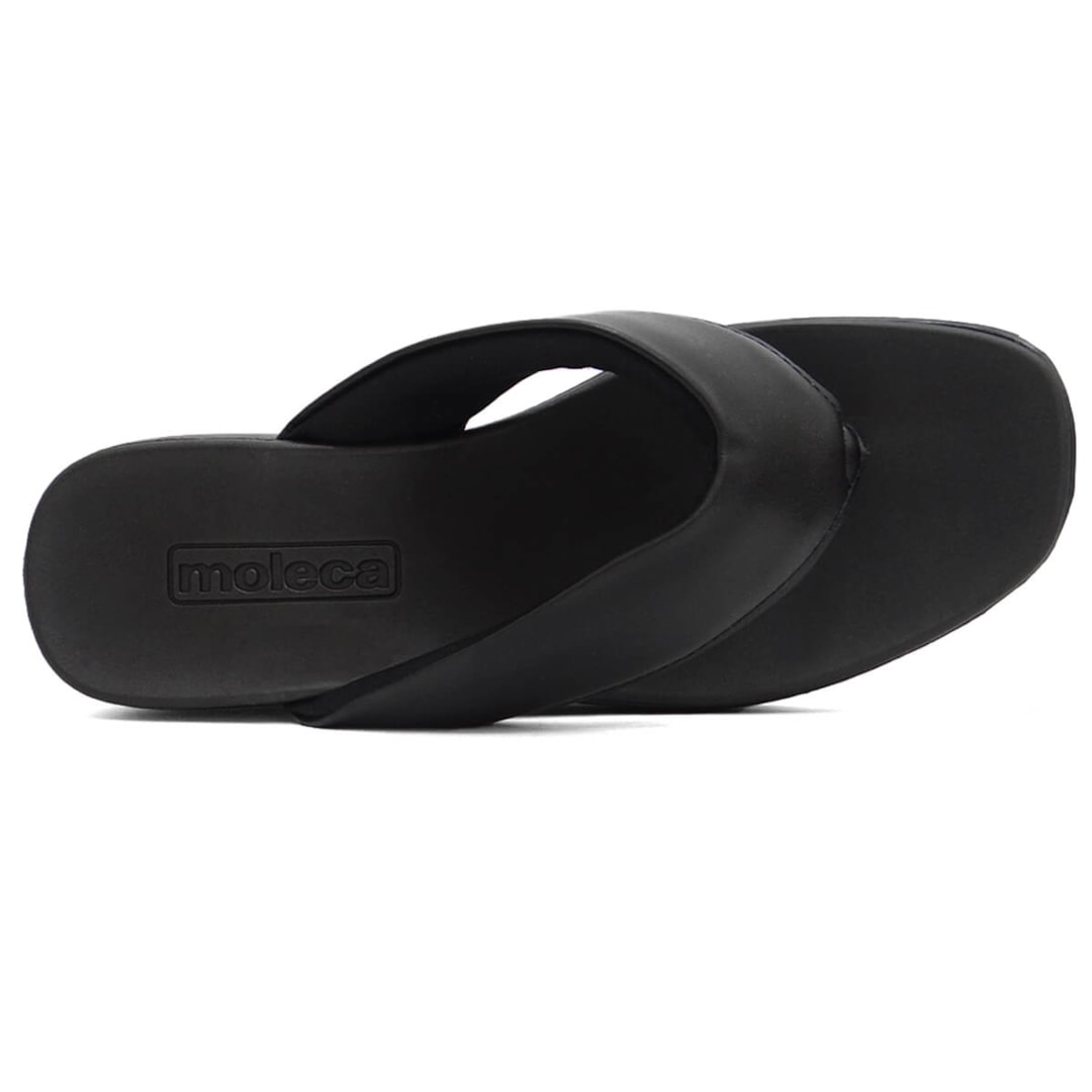 Tamanco Moleca Flat Plataforma De Dedo 5503.105 Preto Tamanco Moleca Flat Plataforma De Dedo 5503.105 Preto