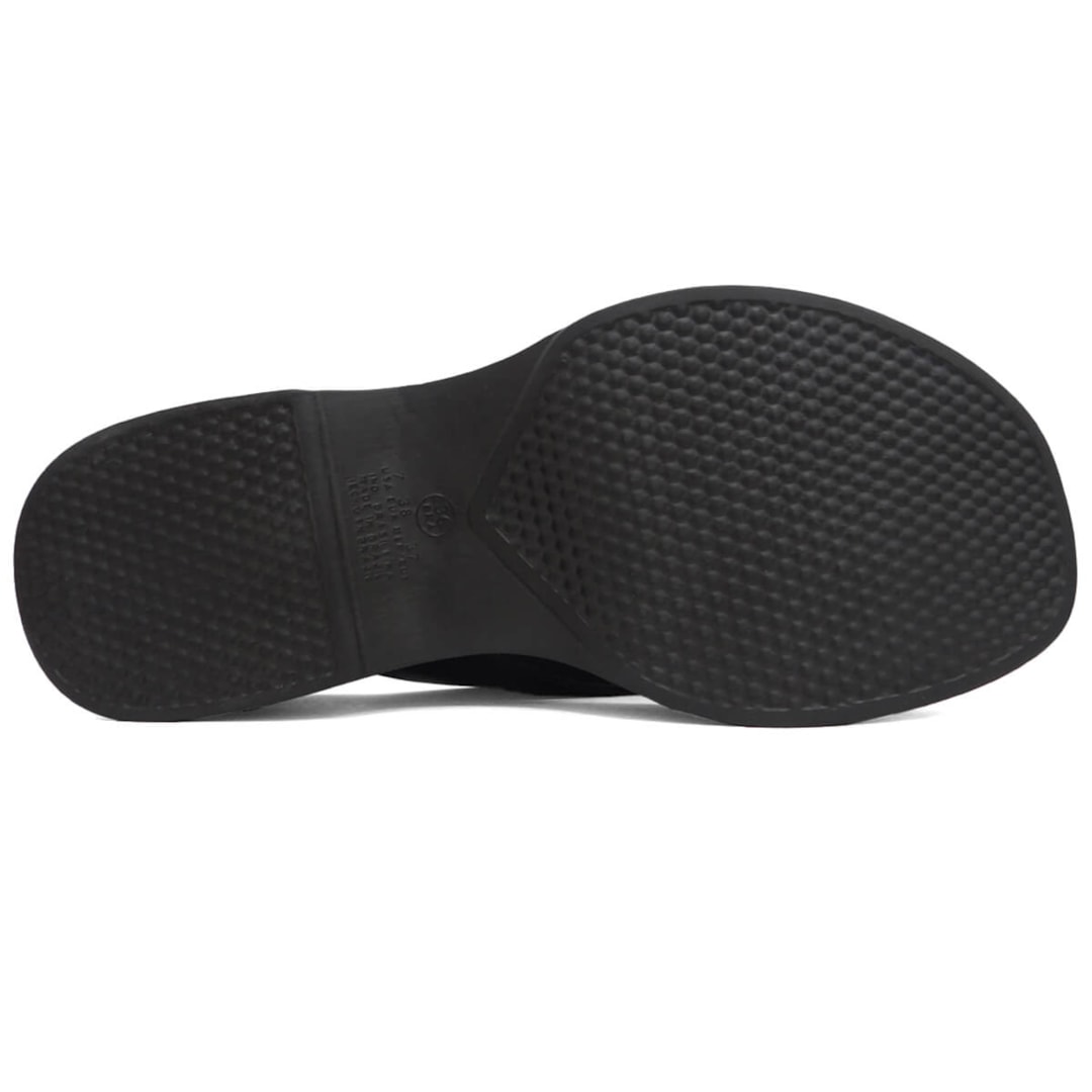 Tamanco Moleca Flat Plataforma De Dedo 5503.105 Preto Tamanco Moleca Flat Plataforma De Dedo 5503.105 Preto