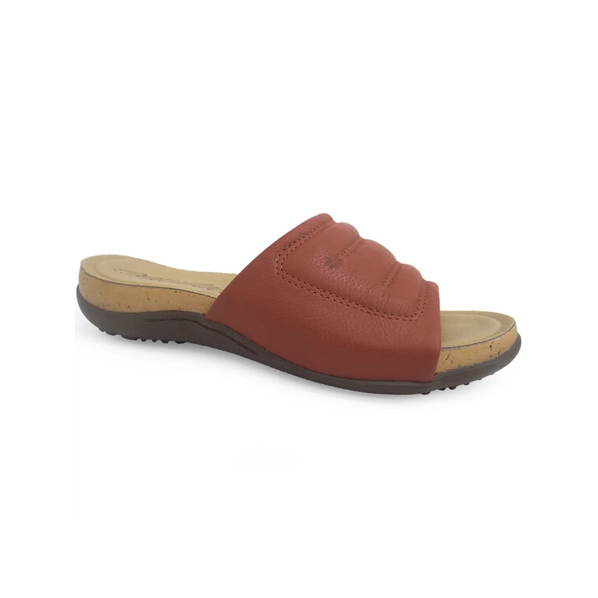 Tamanco New Face Conforto De Couro 21711 Tijolo Tamanco New Face Conforto De Couro 21711 Tijolo