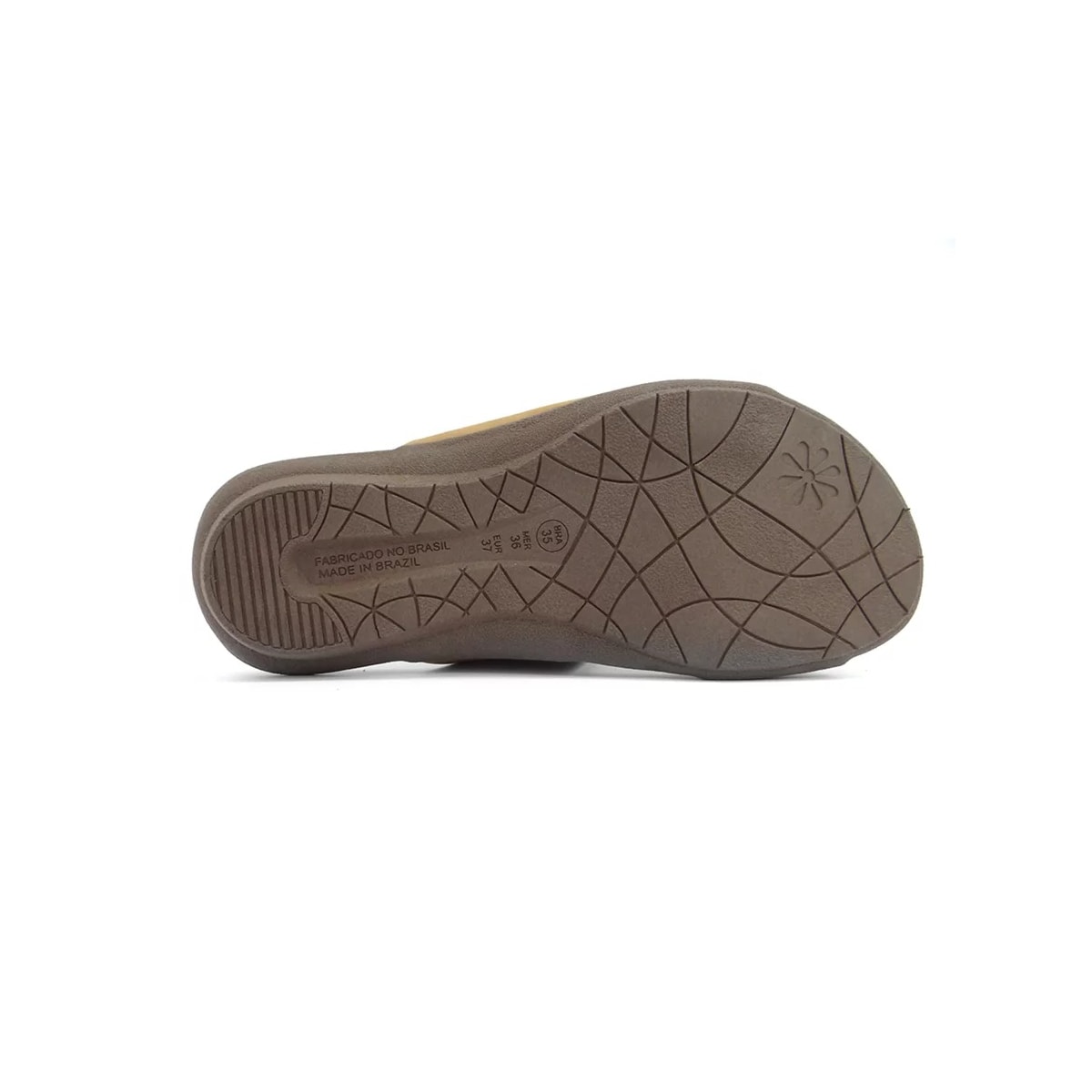 Tamanco New Face Conforto de Couro 22705 Ambar