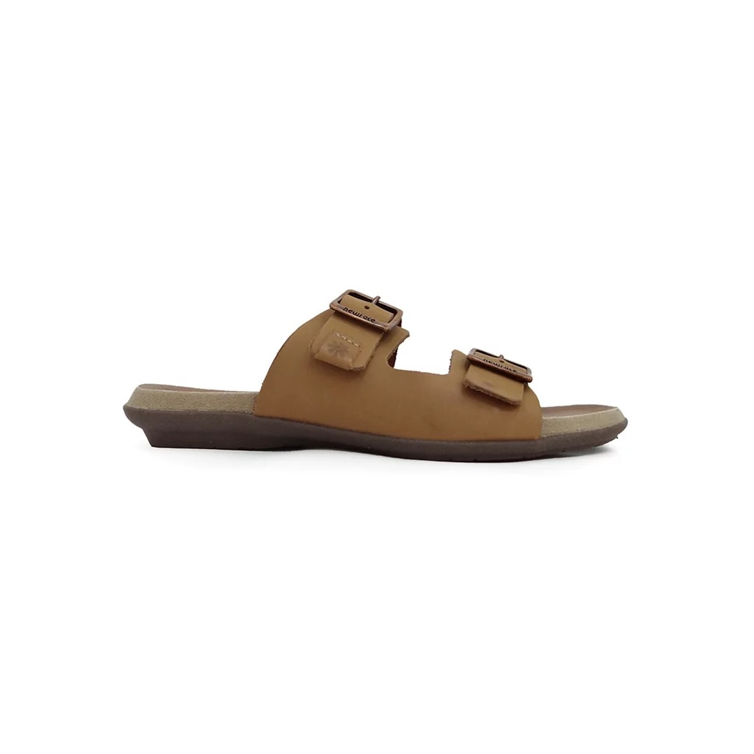 Tamanco New Face Conforto de Couro 22705 Camel Tamanco New Face Conforto de Couro 22705 Camel