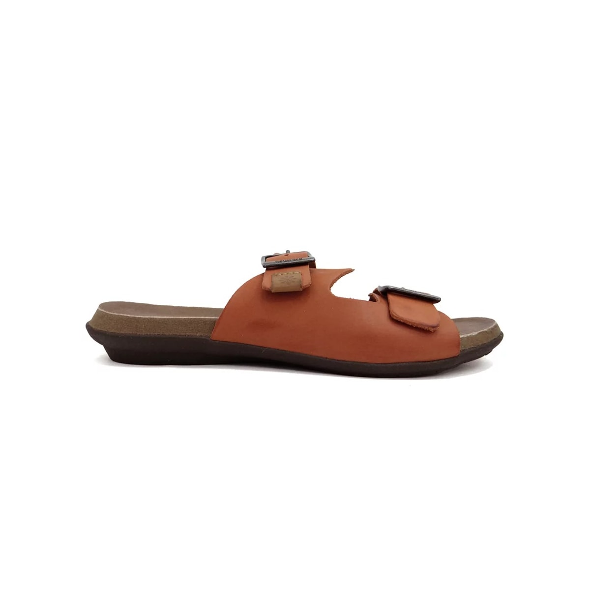 Tamanco New Face Conforto de Couro 22705 Damasco/Ambar