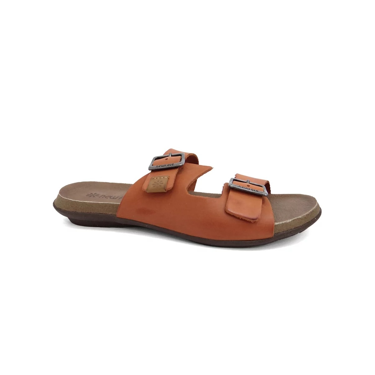 Tamanco New Face Conforto de Couro 22705 Damasco/Ambar