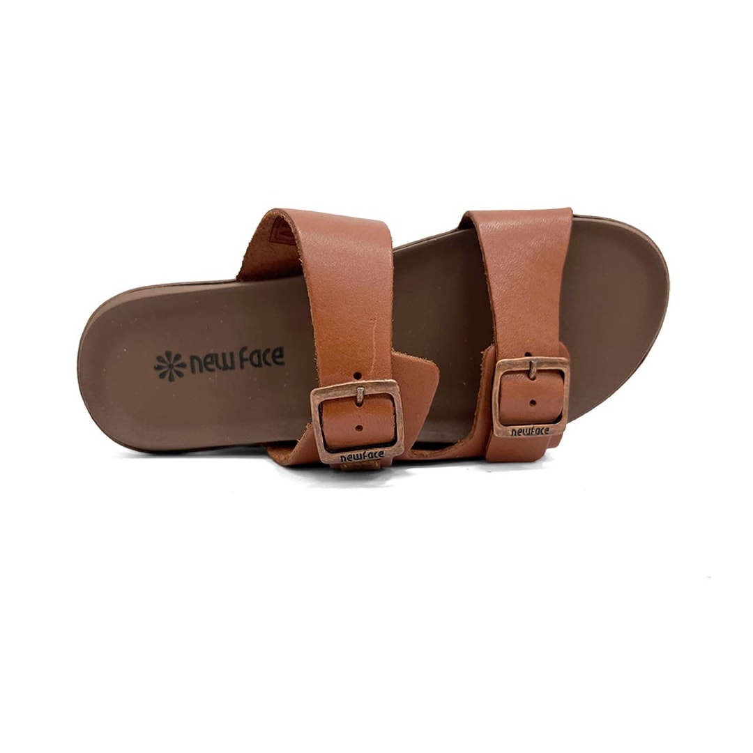 Tamanco New Face Conforto De Couro 22705 Pinhao