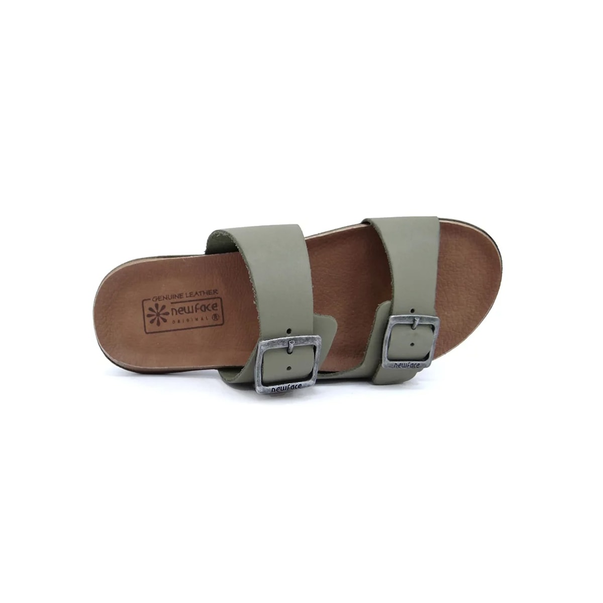 Tamanco New Face Conforto de Couro 22705 Salvia Tamanco New Face Conforto de Couro 22705 Salvia