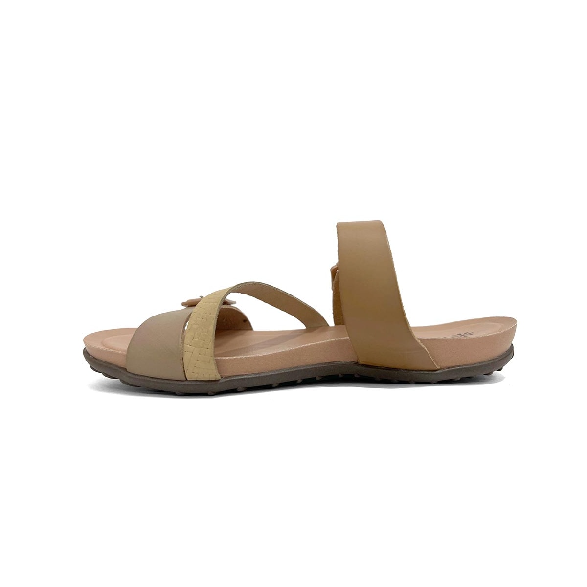 Tamanco New Face Conforto De Couro 36755 Rosa Off Mix