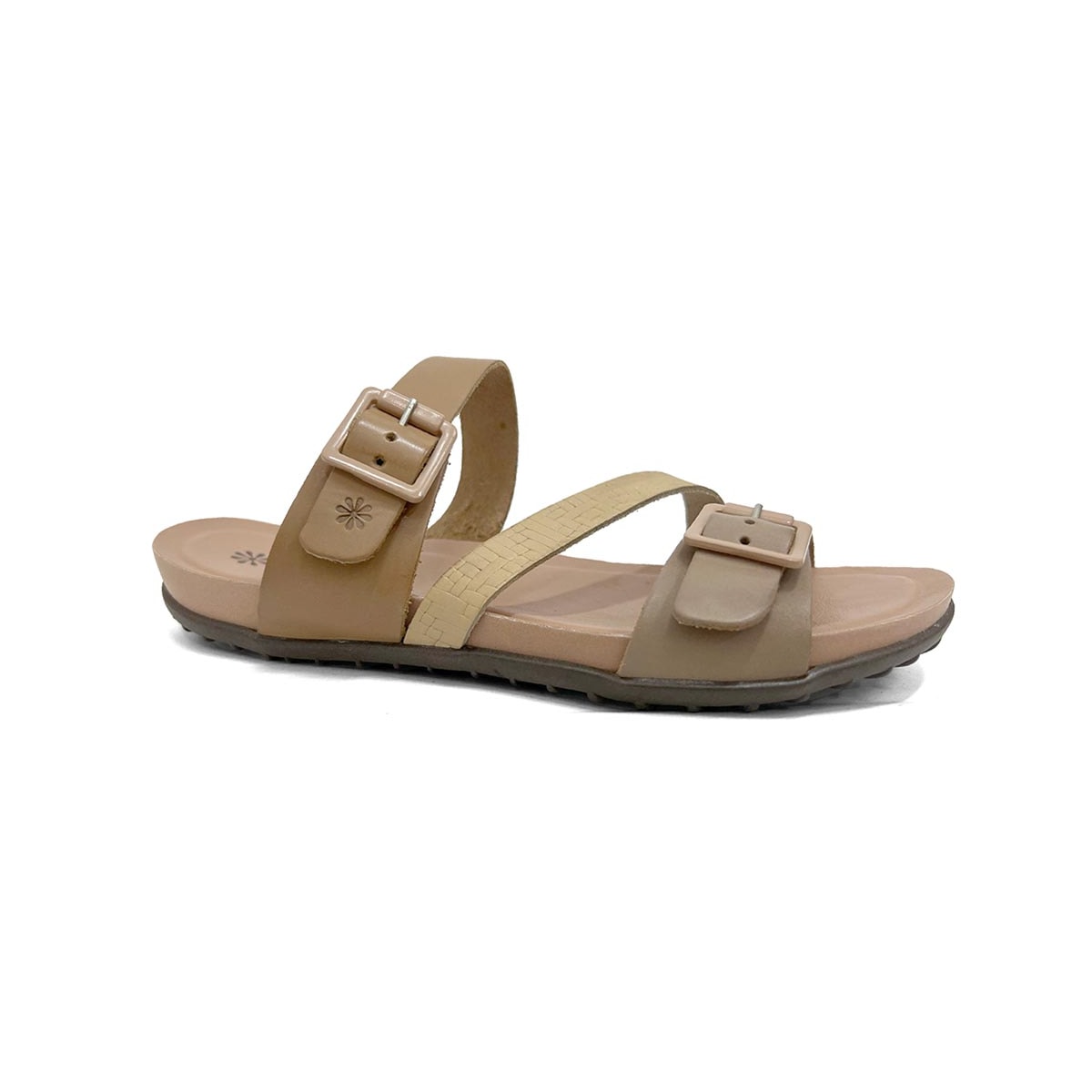 Tamanco New Face Conforto De Couro 36755 Rosa Off Mix