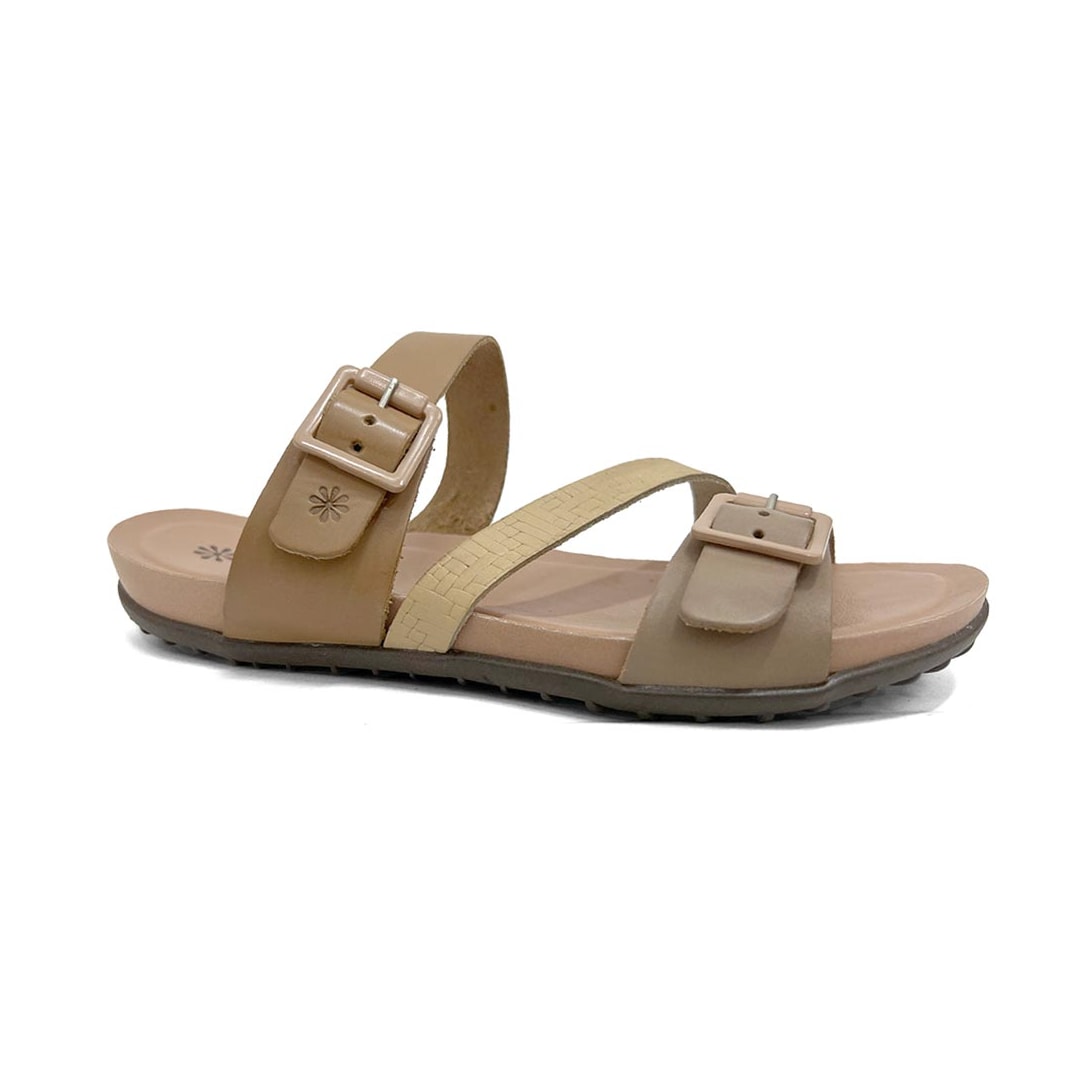Tamanco New Face Conforto De Couro 36755 Rosa Off Mix