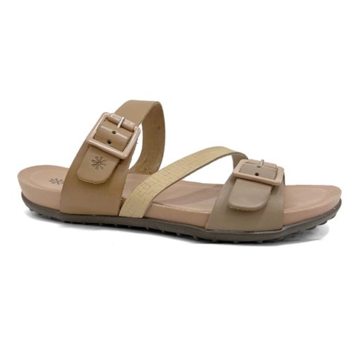 Tamanco New Face Conforto De Couro 36755 Rosa Off Mix