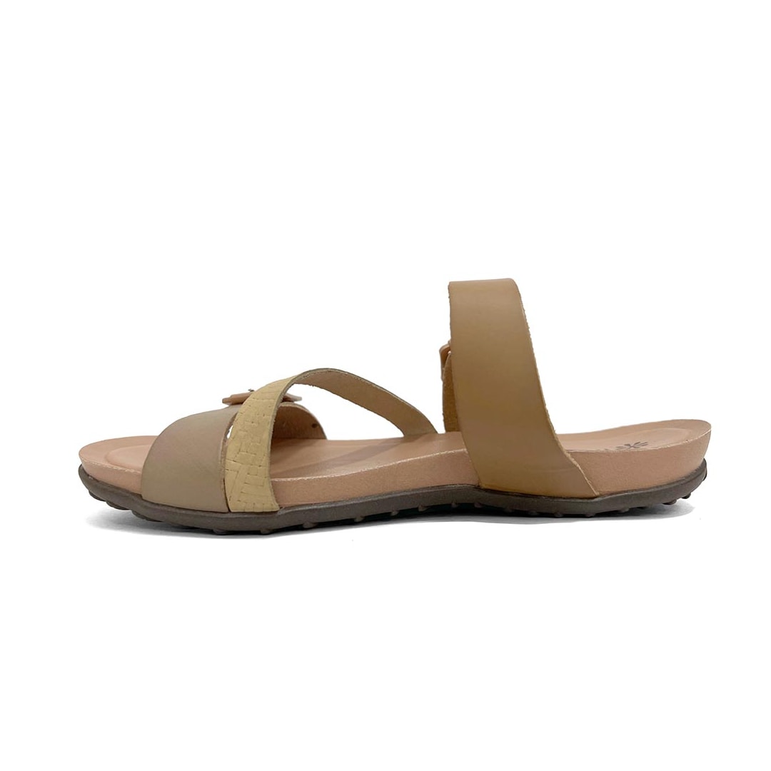 Tamanco New Face Conforto De Couro 36755 Rosa Off Mix