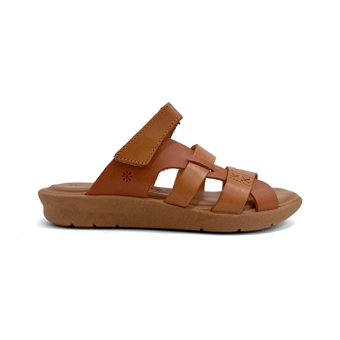 Tamanco New Face Conforto de Couro 39501 Mel New Tamanco New Face Conforto de Couro 39501 Mel New