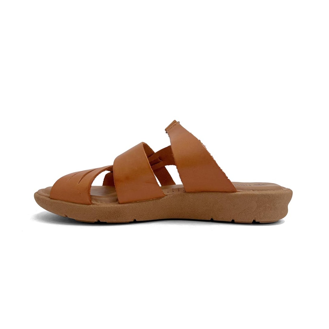 Tamanco New Face Conforto de Couro 39501 Mel New Tamanco New Face Conforto de Couro 39501 Mel New