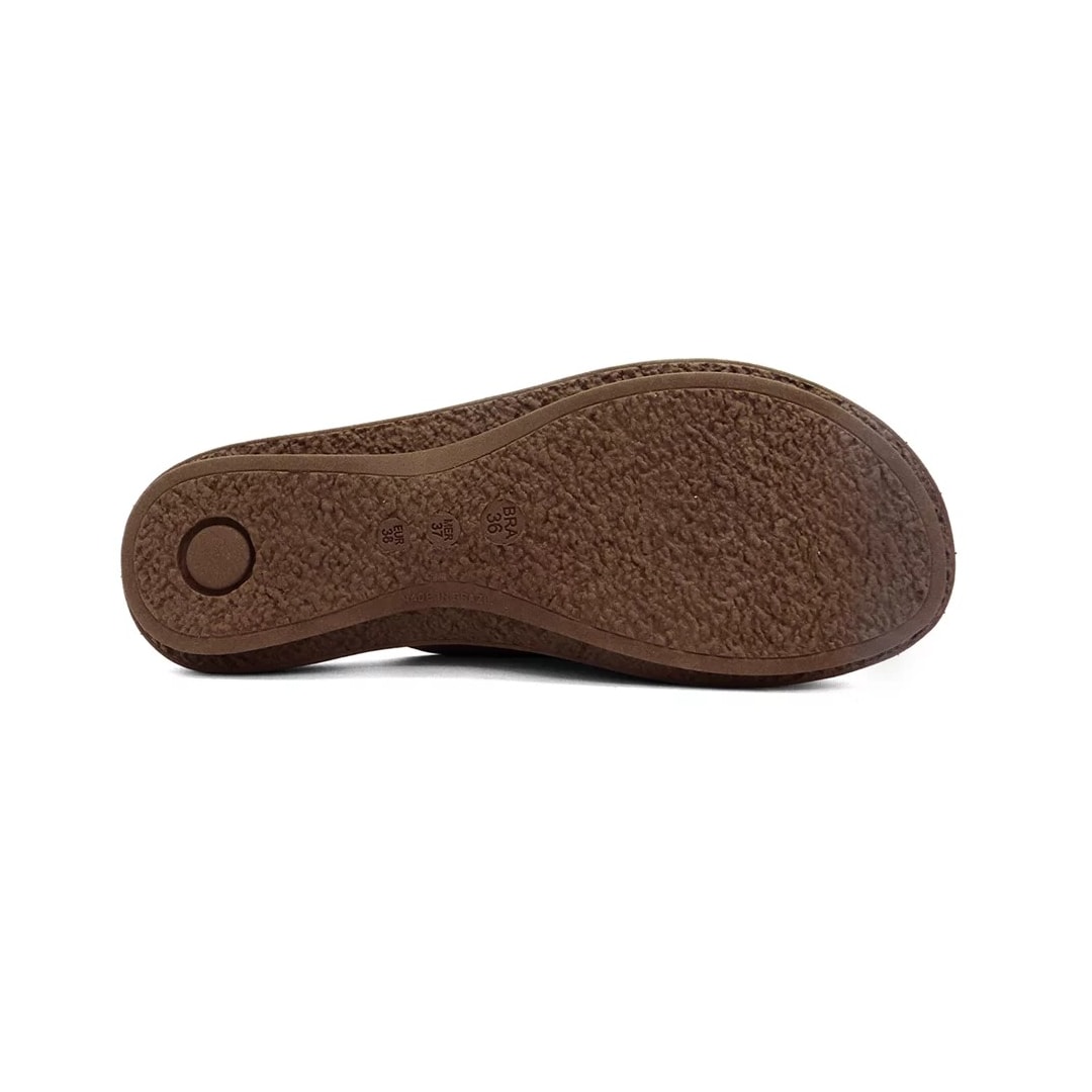 Tamanco New Face Flat De Couro 21820 Ambar Tamanco New Face Flat De Couro 21820 Ambar