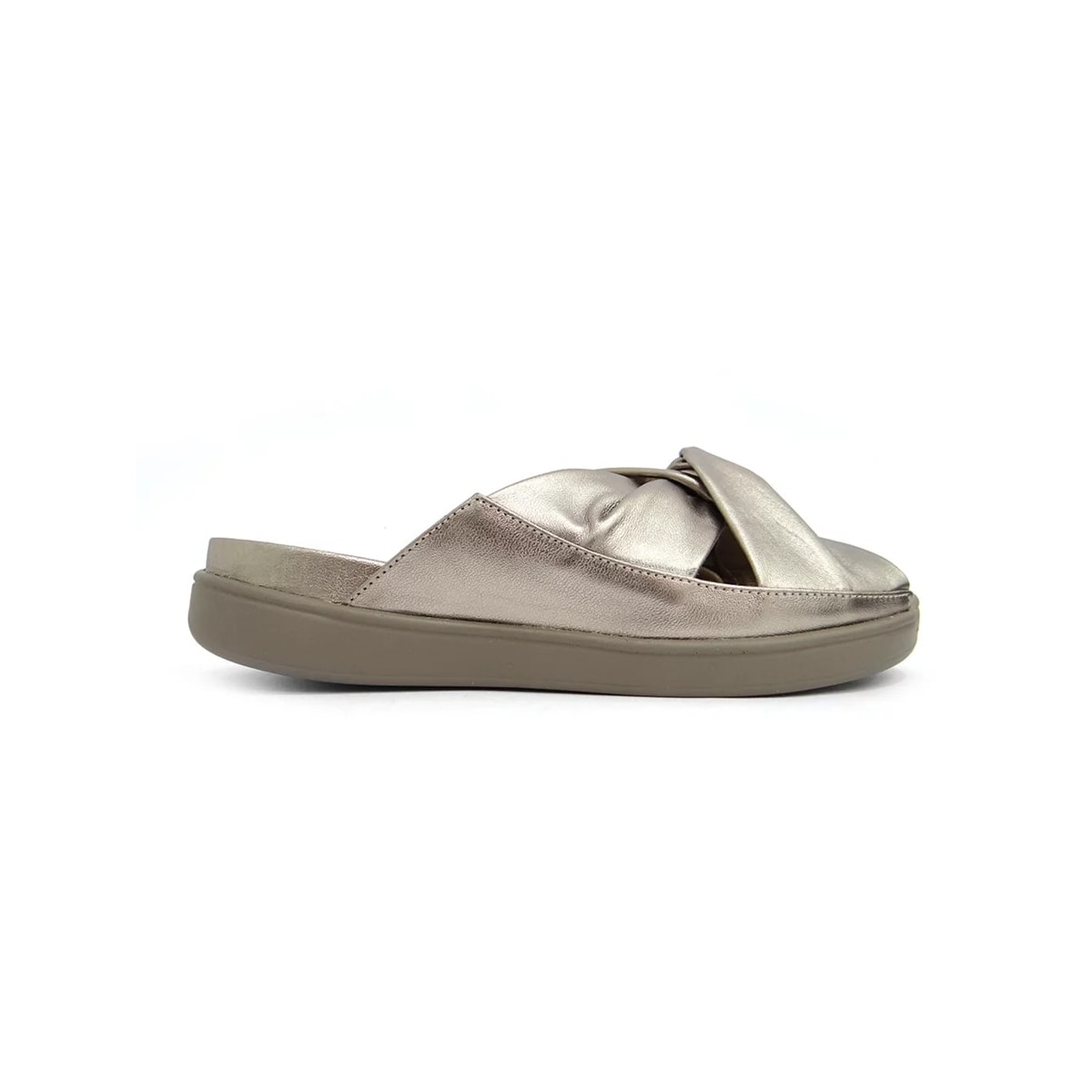 Tamanco Opananken de Couro Anatômico 71109 Prata Velha Tamanco Opananken de Couro Anatômico 71109 Prata Velha