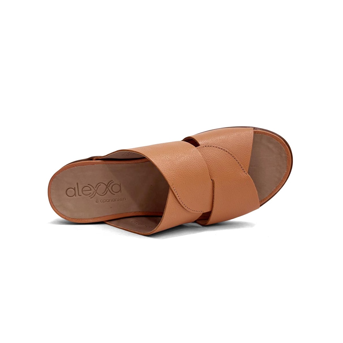 Tamanco Opananken de Couro Anatomico 71115 Amarula Tamanco Opananken de Couro Anatomico 71115 Amarula