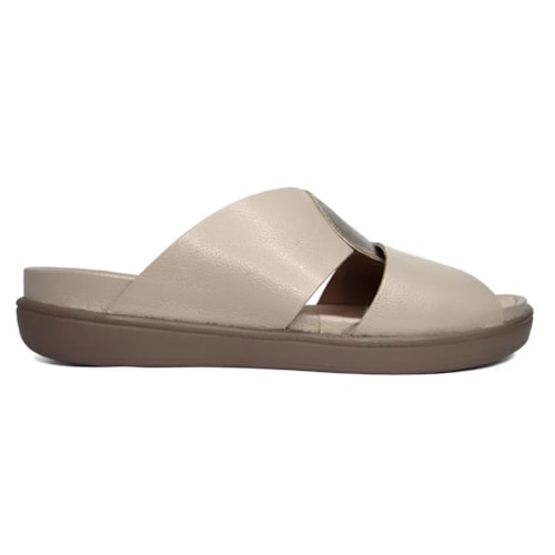 Detalhe - Tamanco Opananken de Couro Anatômico 71115 Amendoa