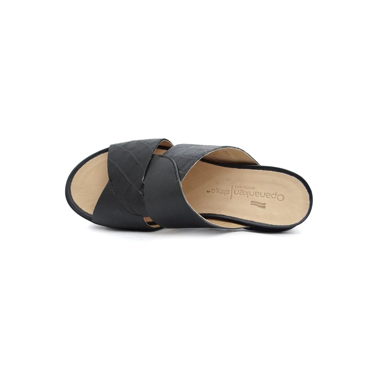 Tamanco Opananken de Couro Anatômico 71115 Preto Tamanco Opananken de Couro Anatômico 71115 Preto