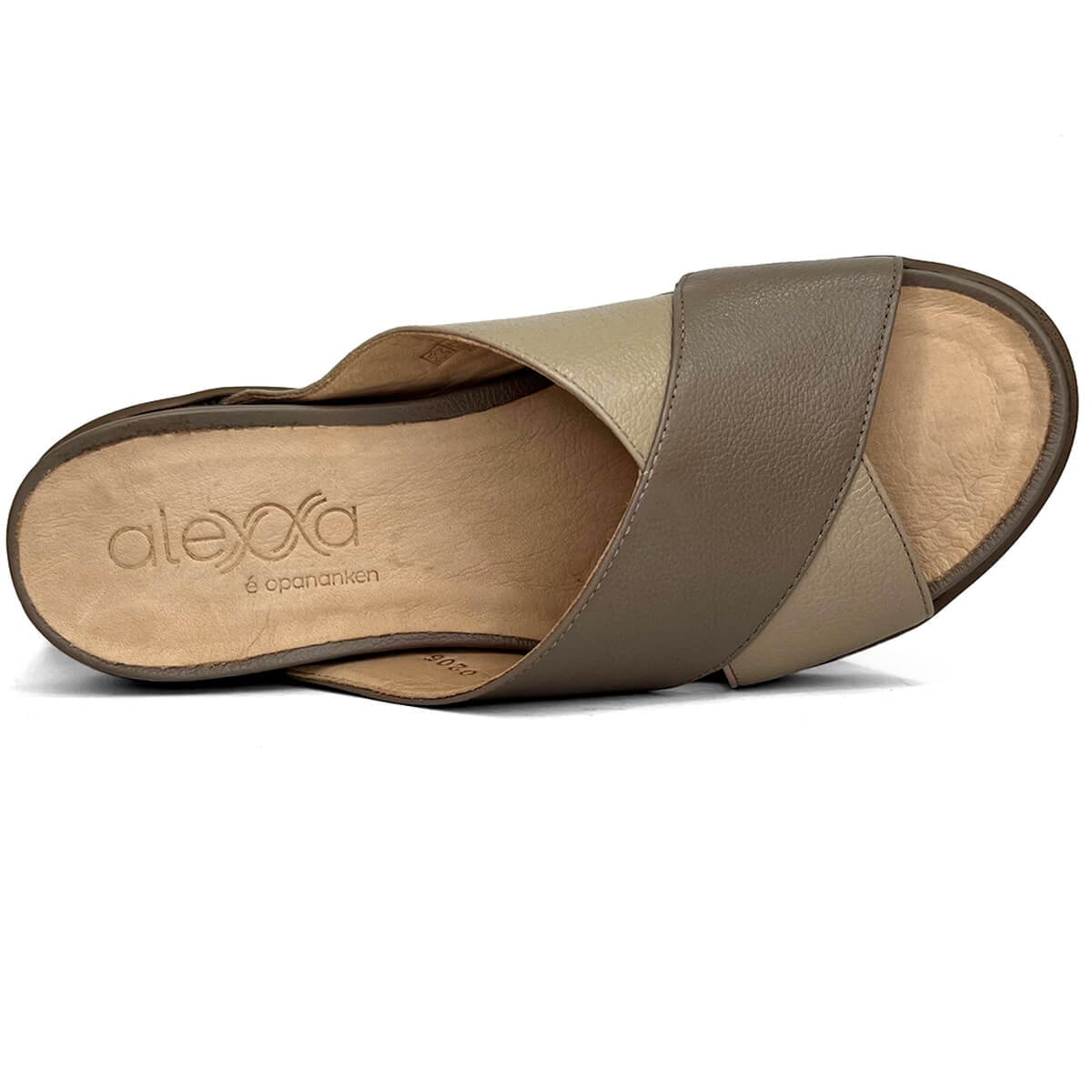 Tamanco Opananken De Couro Anatômico 71118 Fendi/Amendoa Tamanco Opananken De Couro Anatômico 71118 Fendi/Amendoa