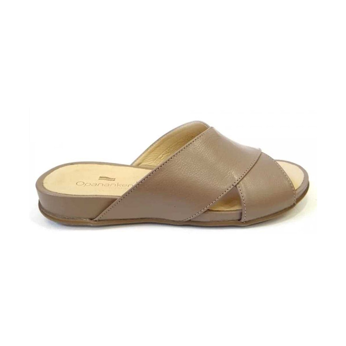Tamanco Opananken De Couro Anatômico 71432 Fendi/Rose