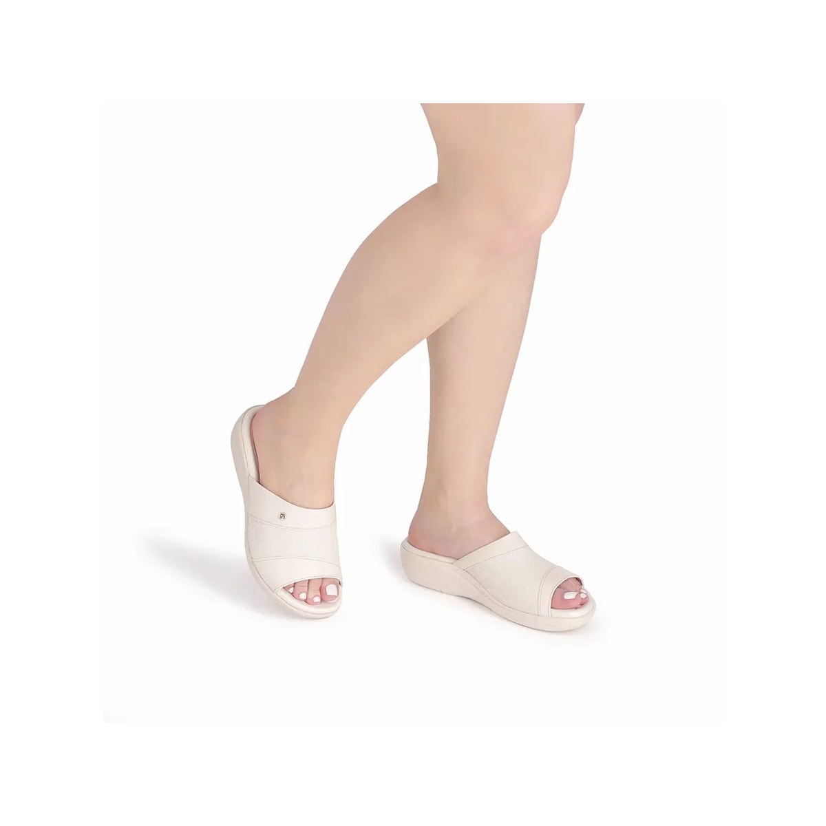 Tamanco Piccadilly Anabela 239020 Off White